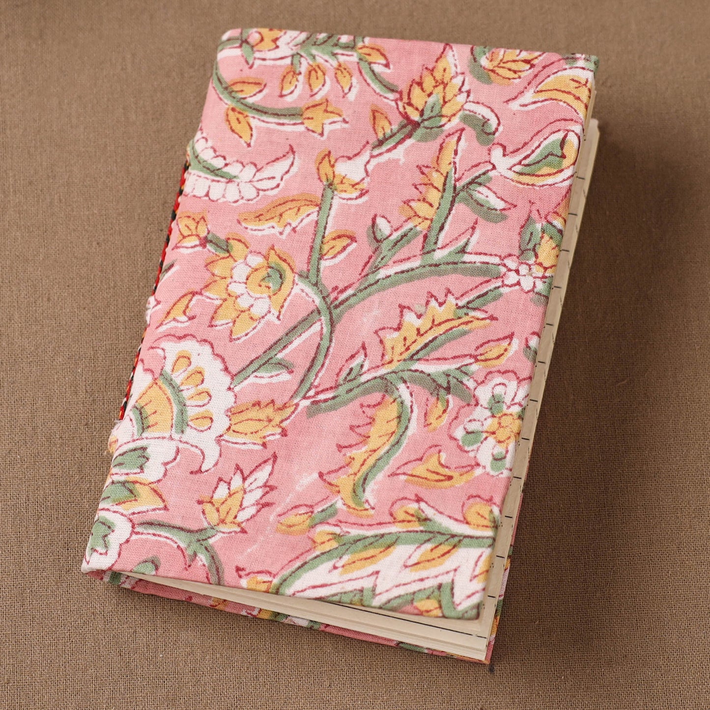 Handmade Paper Notebook in Floral Cover (5 x 3.5 in) 98