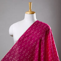 Purple - Mercerised Cotton Pochampally Ikat Fabric 05