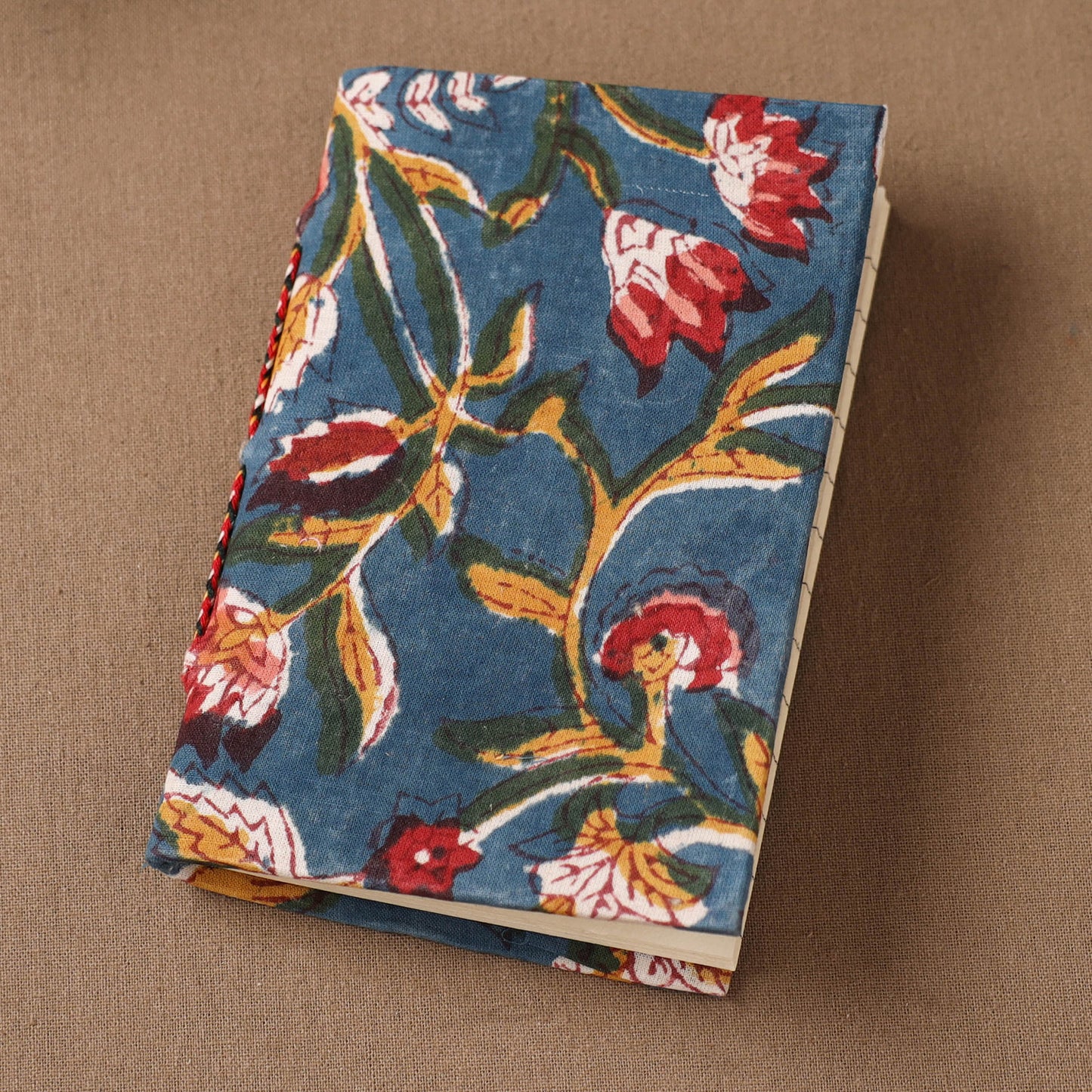 Handmade Paper Notebook in Floral Cover (5 x 3.5 in) 104