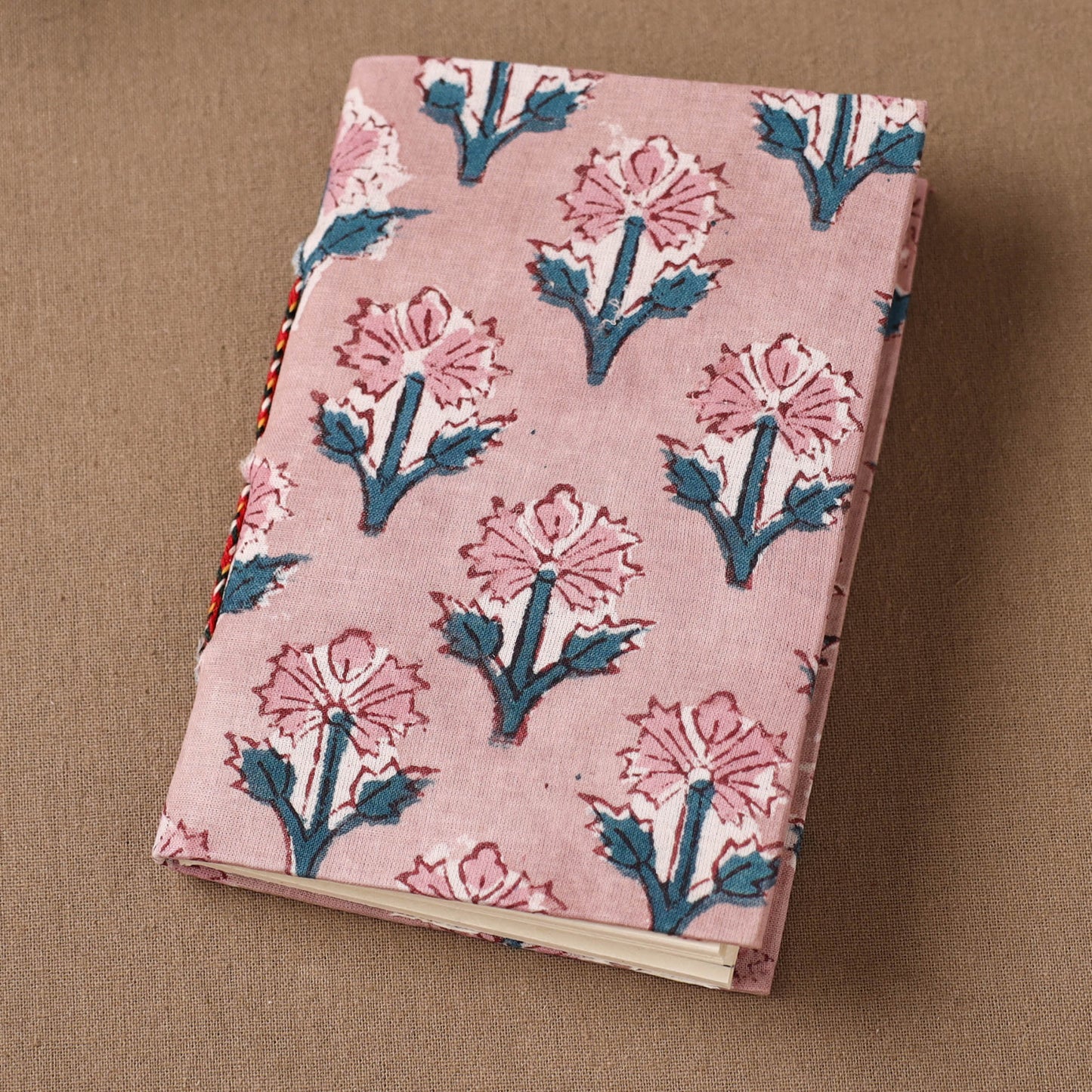Handmade Paper Notebook in Floral Cover (5 x 3.5 in) 105
