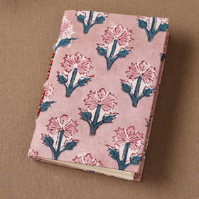Handmade Paper Notebook in Floral Cover (5 x 3.5 in) 105