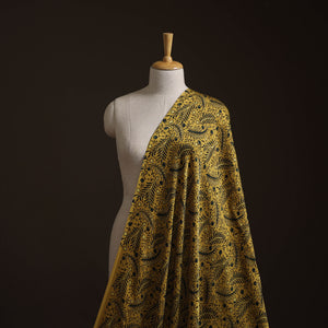 Ajrakh Hand Block Print Natural Dyed Modal Silk Fabric 70