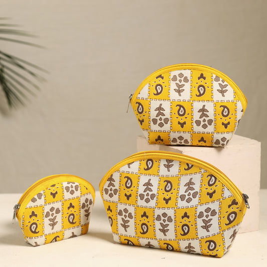 Handmade Cotton Toiletry Bags (Set of 3) 145