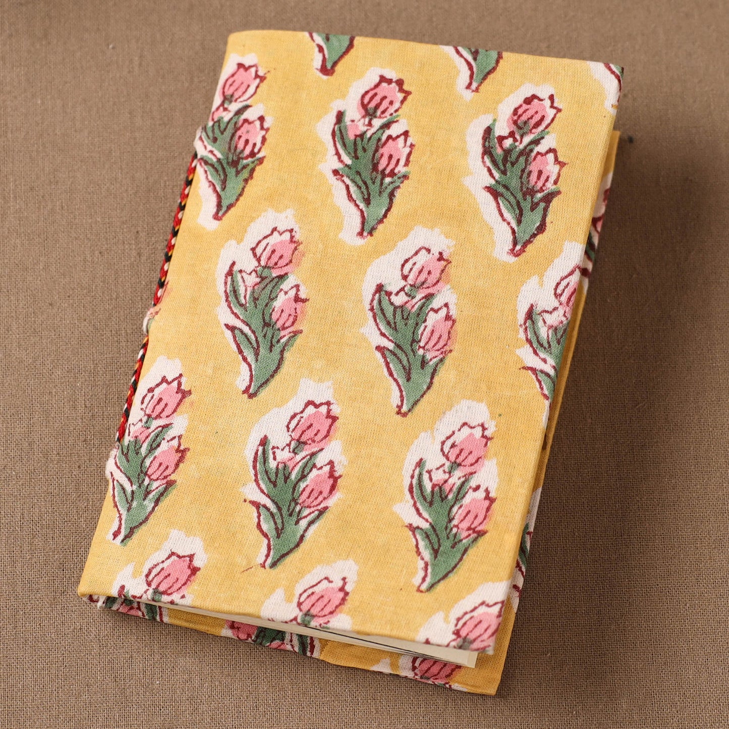 Handmade Paper Notebook in Floral Cover (5 x 3.5 in) 108