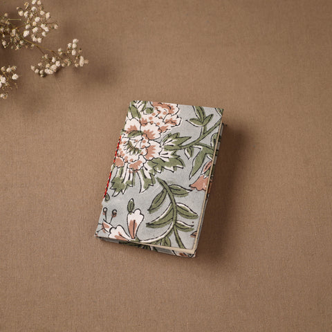 Handmade Paper Notebook in Floral Cover (5 x 3.5 in) 109