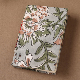 Handmade Paper Notebook in Floral Cover (5 x 3.5 in) 109