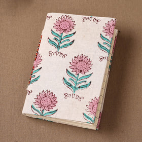 Handmade Paper Notebook in Floral Cover (5 x 3.5 in) 112
