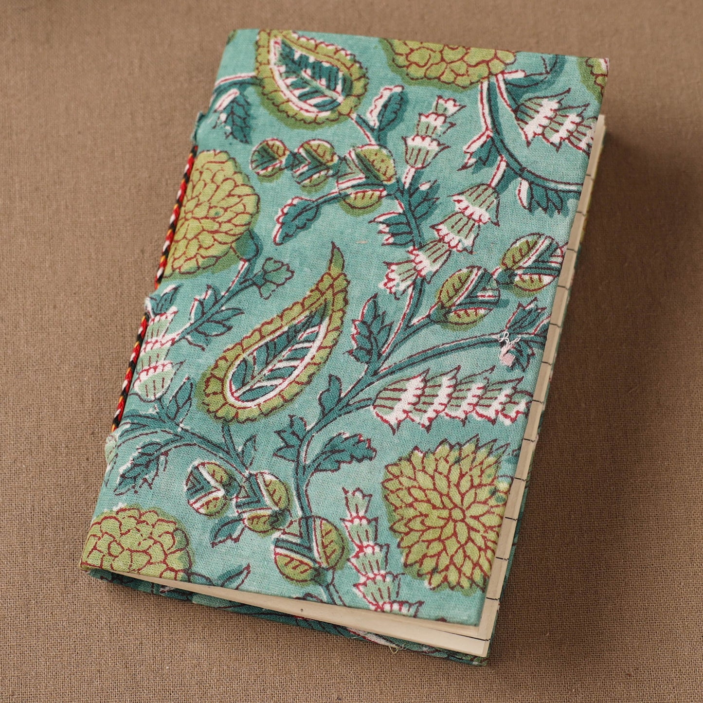 Handmade Paper Notebook in Floral Cover (5 x 3.5 in) 114