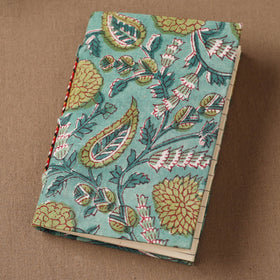 Handmade Paper Notebook in Floral Cover (5 x 3.5 in) 114