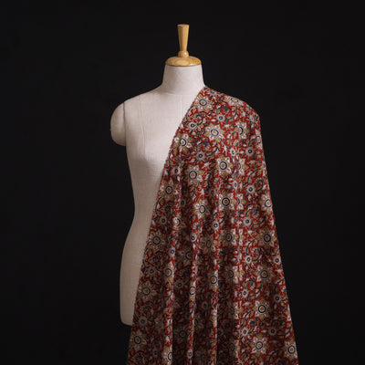Pedana Hand Block Kalamkari Print Natural Dyed Cotton Fabric 15