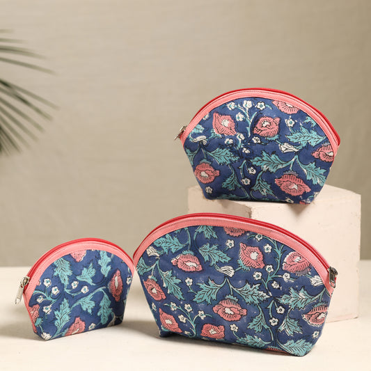 Handmade Cotton Toiletry Bags (Set of 3) 148