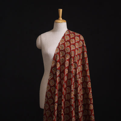 Pedana Hand Block Kalamkari Print Natural Dyed Cotton Fabric 20