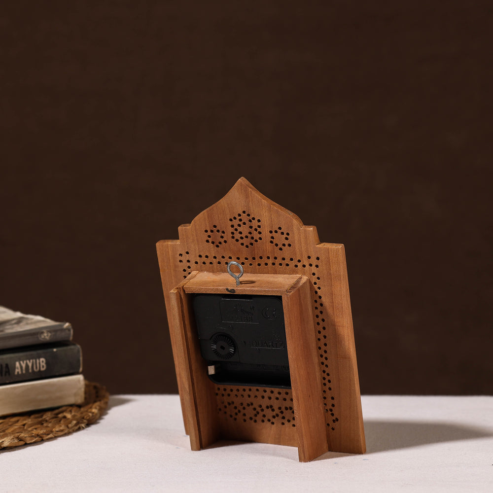 hand carved wall clock