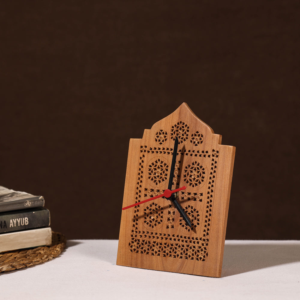 hand carved wall clock