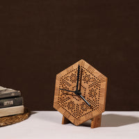 hand carved wall clock