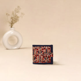 Handcrafted Wallet for Men in Kalamkari Block Printing  11