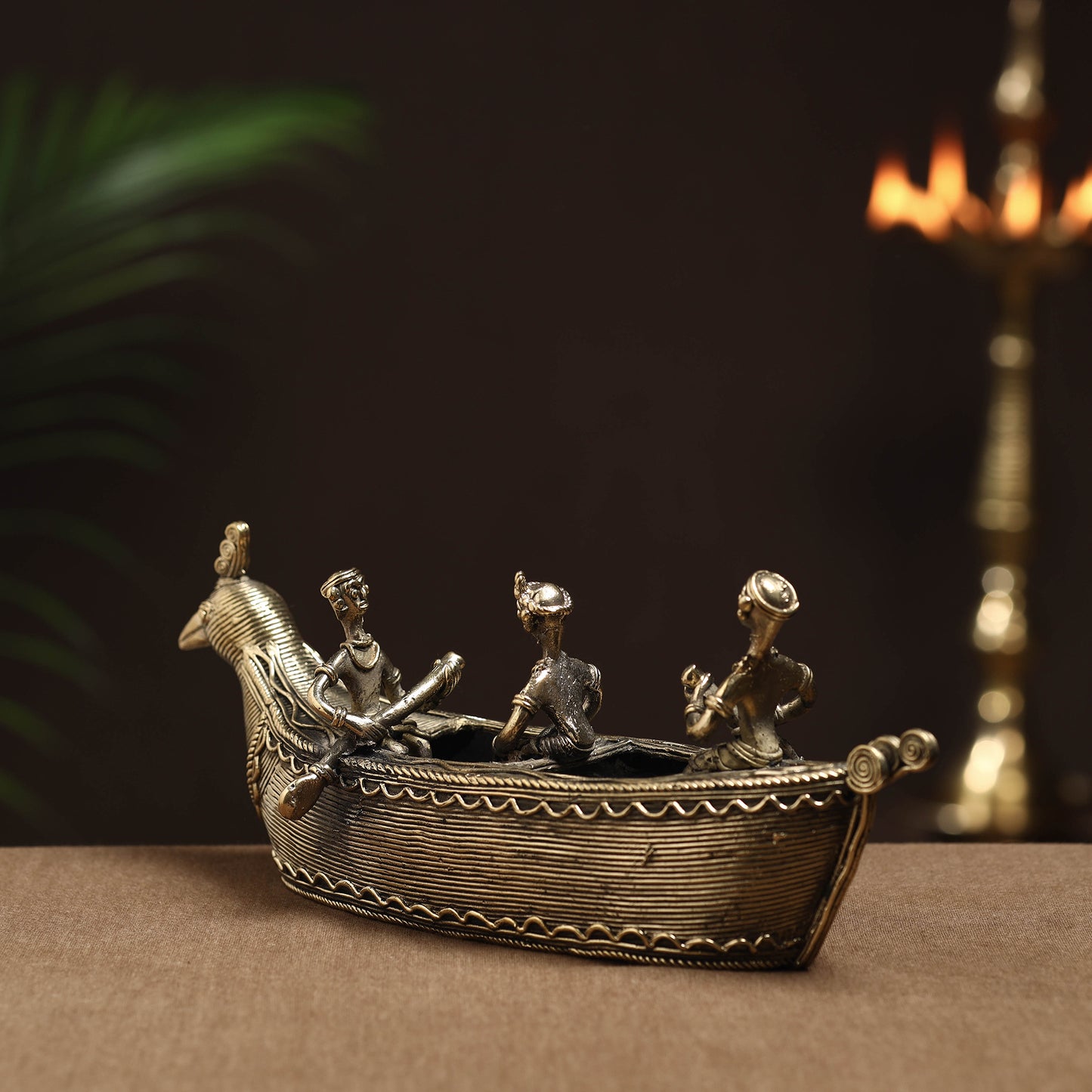 Boat - Tribal Odisha Dokra Handmade Decor Item