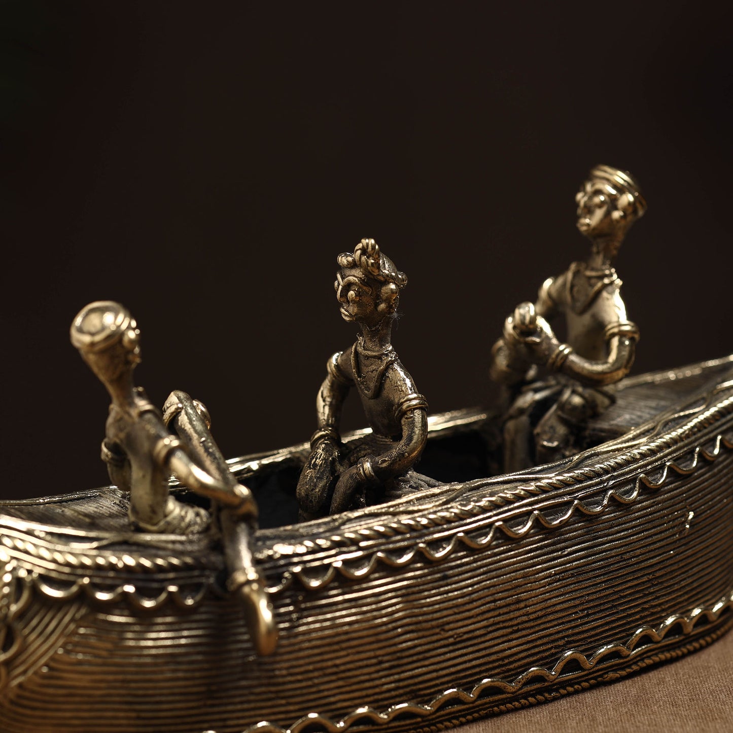 Boat - Tribal Odisha Dokra Handmade Decor Item