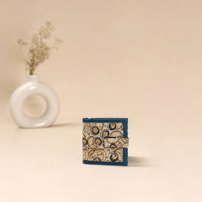 Handcrafted Wallet for Men in Kalamkari Block Printing  02
