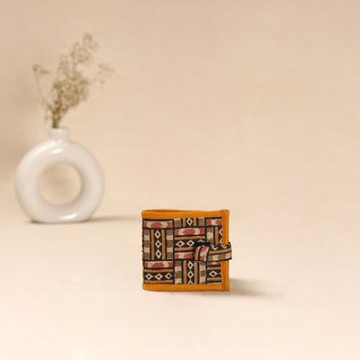Handcrafted Wallet for Men in Kalamkari Block Printing  03