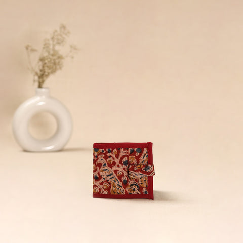Handcrafted Wallet for Men in Kalamkari Block Printing  06