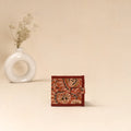 Handcrafted Wallet for Men in Kalamkari Block Printing  09
