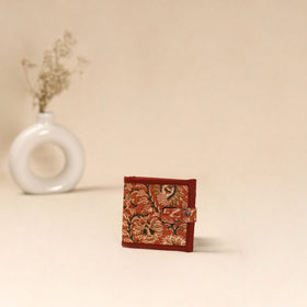 Handcrafted Wallet for Men in Kalamkari Block Printing  09