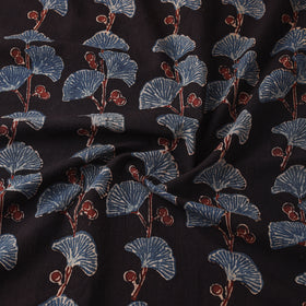 Ajrakh Block Print Cotton Natural Dyed Fabric from Kutch 04