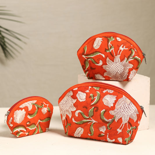Handmade Cotton Toiletry Bags (Set of 3) 159
