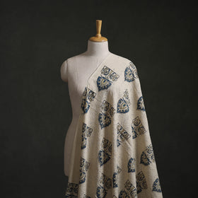Hakoba Hand Block Ajrakh Print Natural Dyed Cotton Fabric 34