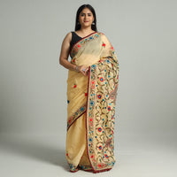 Phulkari Embroidery Saree