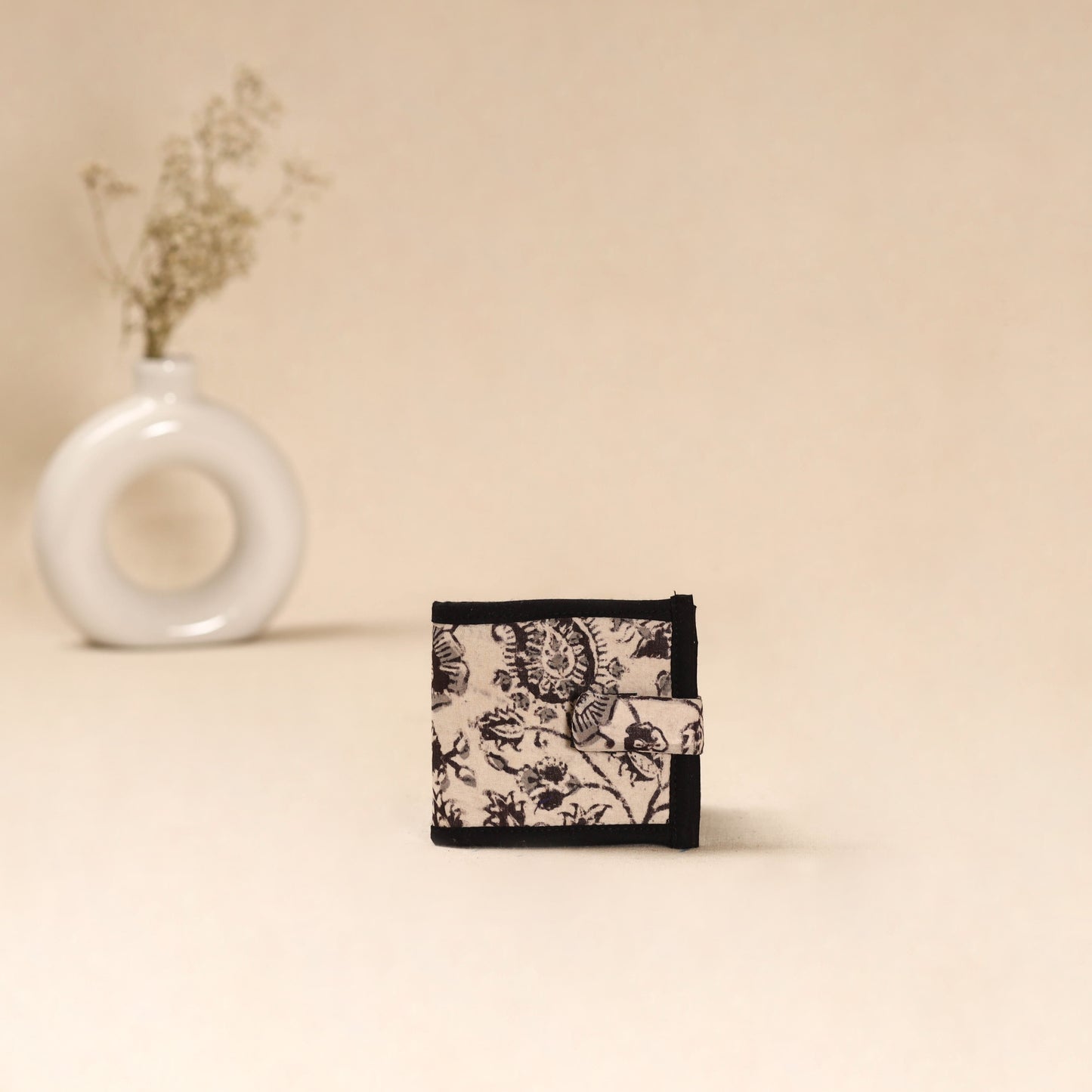 Handcrafted Wallet for Men in Kalamkari Block Printing  13