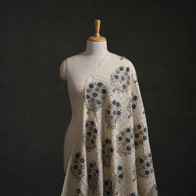 Hakoba Hand Block Ajrakh Print Natural Dyed Cotton Fabric 35