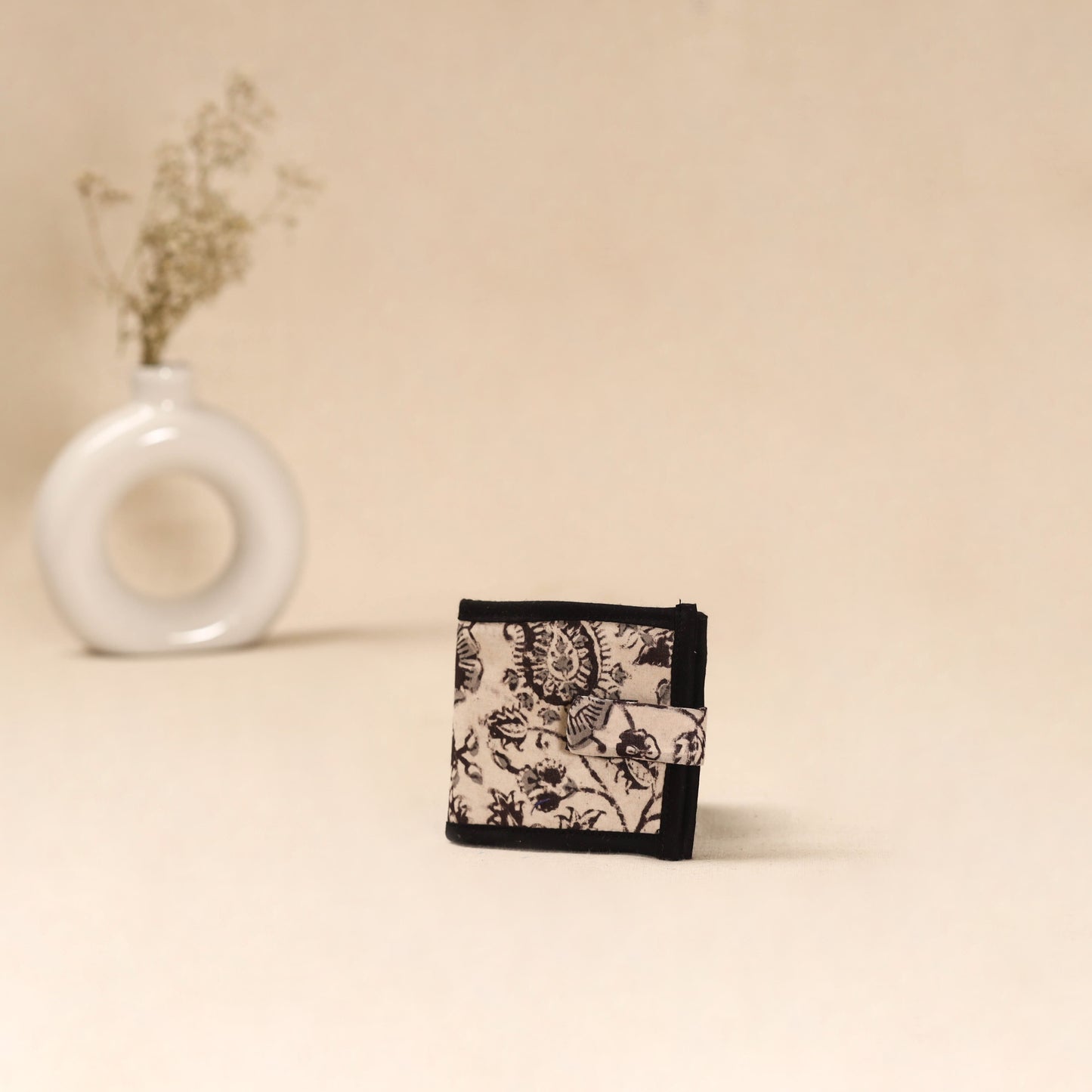 Handcrafted Wallet for Men in Kalamkari Block Printing  13