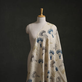 Hakoba Hand Block Ajrakh Print Natural Dyed Cotton Fabric 37