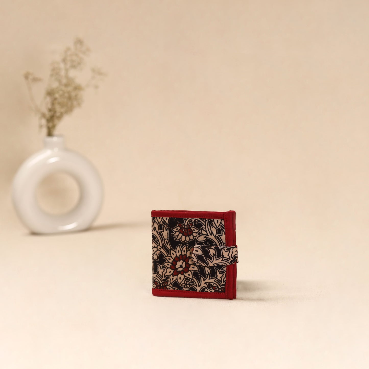 Handcrafted Wallet for Men in Kalamkari Block Printing  14