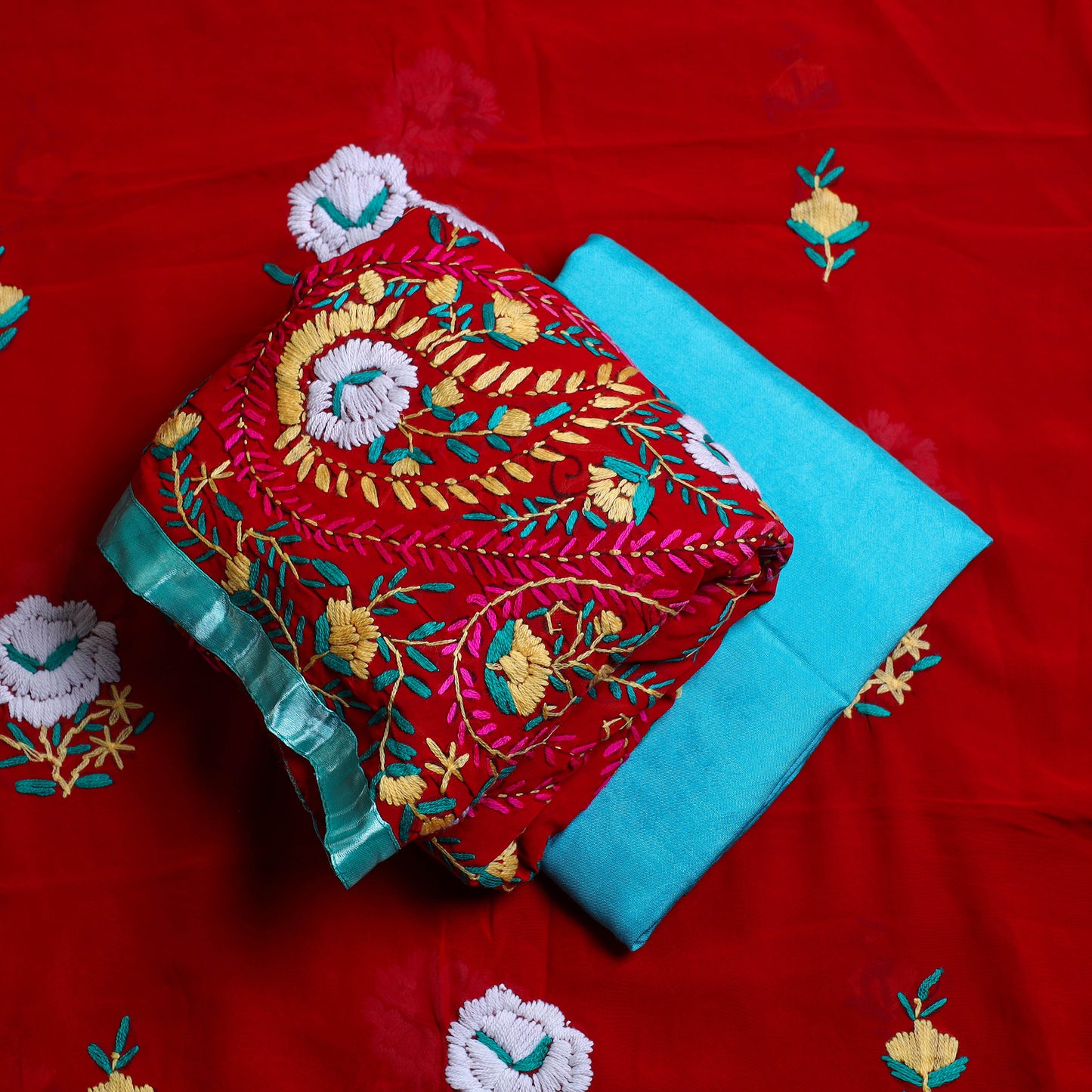 Phulkari Dress Material