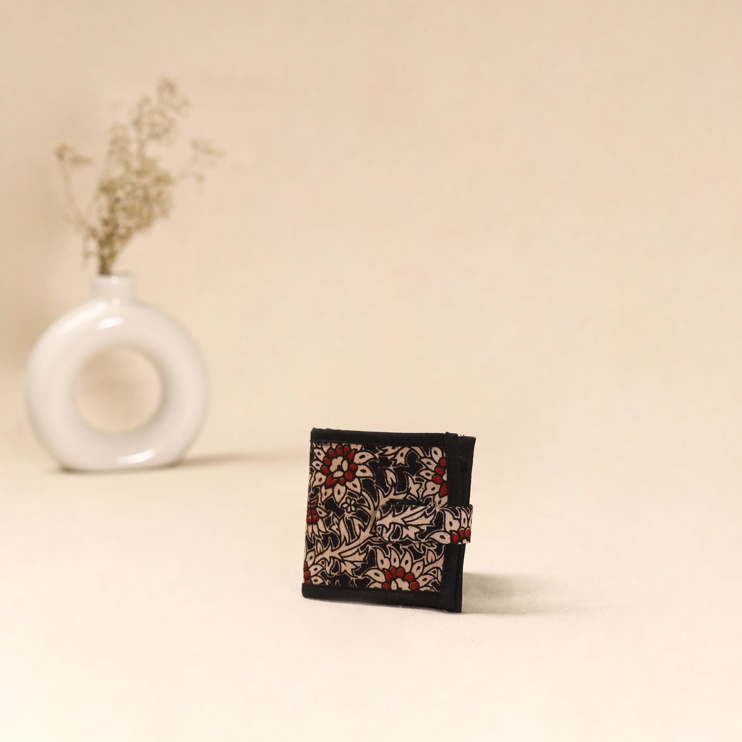 Handcrafted Wallet for Men in Kalamkari Block Printing  15