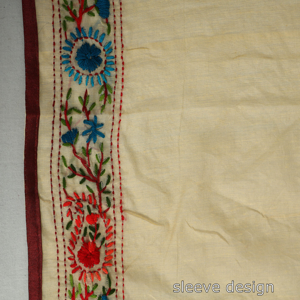 Phulkari Embroidery Saree