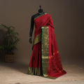 Red - kandangi buti chettinad cotton saree with border 18