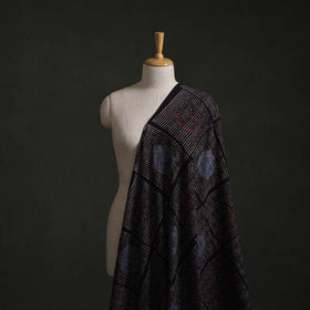 Hakoba Hand Block Ajrakh Print Natural Dyed Cotton Fabric 47