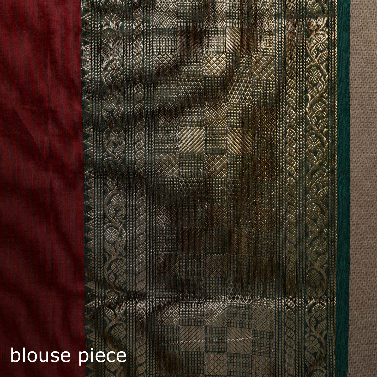 Red - kandangi buti chettinad cotton saree with border 18