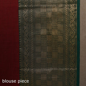 Red - kandangi buti chettinad cotton saree with border 18