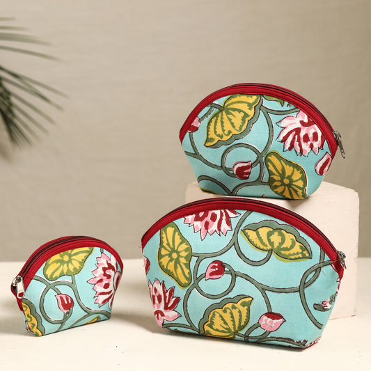 Handmade Cotton Toiletry Bags (Set of 3) 167