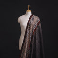 Ajrakh Brush Design Natural Dyed Cotton Block Print Fabric 05