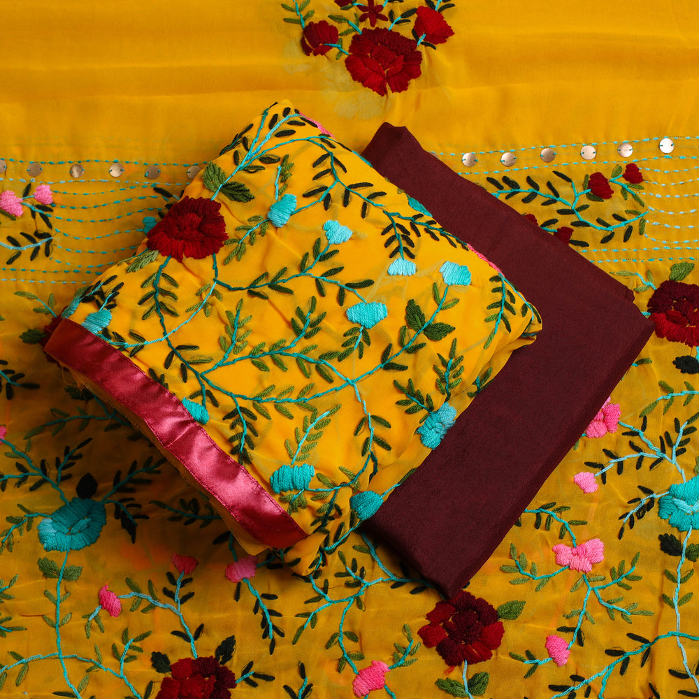 Phulkari Dress Material