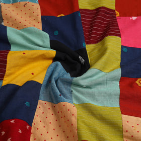 Multicolor - handcrafted patchwork cotton unstitched kurta