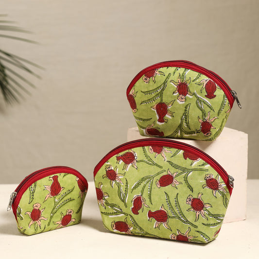 Handmade Cotton Toiletry Bags (Set of 3) 170