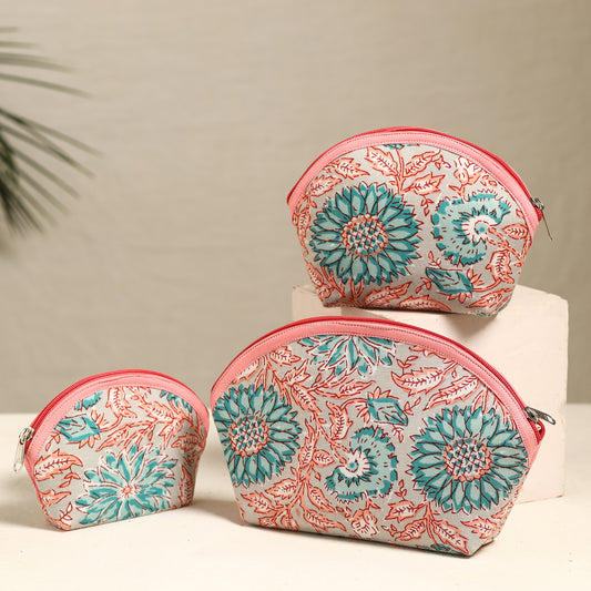 Handmade Cotton Toiletry Bags (Set of 3) 171