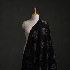 Hakoba Hand Block Ajrakh Print Natural Dyed Cotton Fabric 60